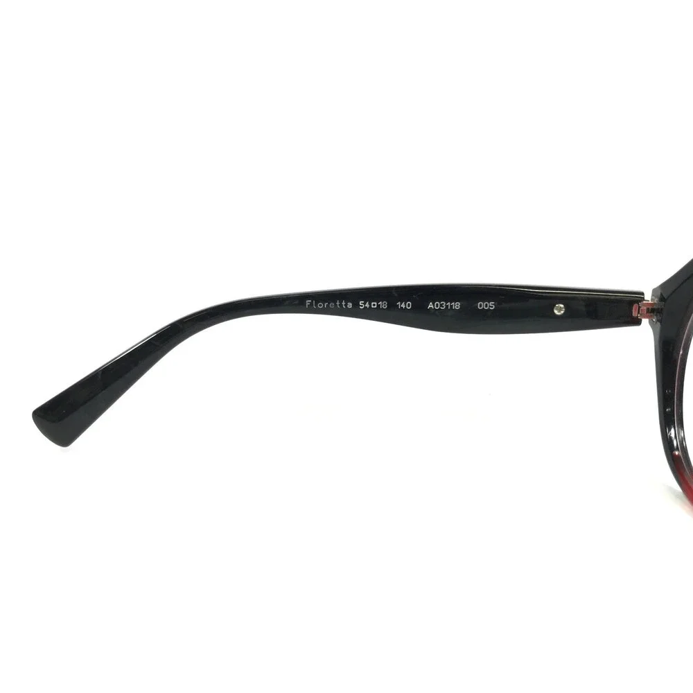 Alain Mikli Eyeglasses Frames Floretta A03118 005 Black Red Marble 54-18-140